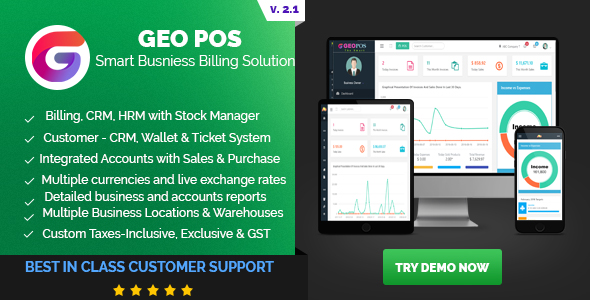 Geo POS - Point of Sale, Billing and Stock Manager Application