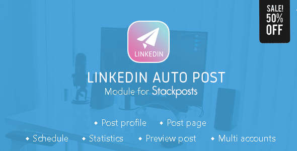 Linkedin Auto Post Module for Stackposts