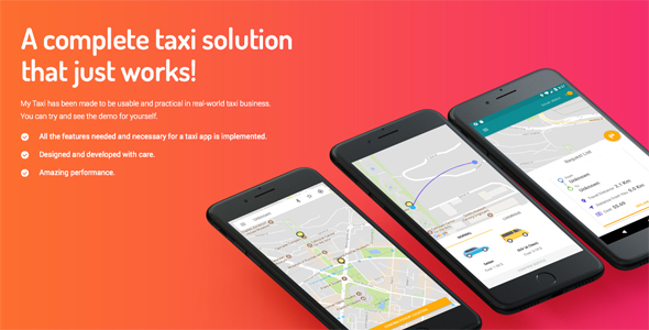 Taxi application Android solution + dashboard