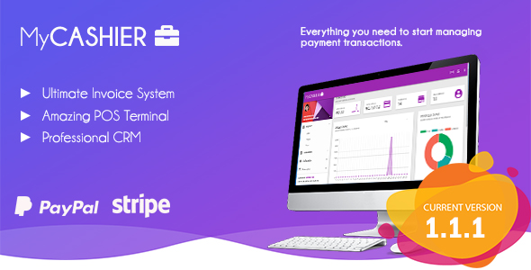 MyCashier - Ultimate Invoice, POS, Inventory and CRM solution (with SaaS)