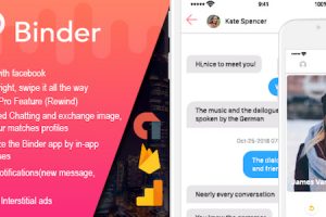 Binder - Tinder Dating clone App with admin panel - iOS