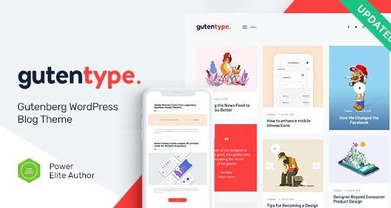 Gutentype | 100% Gutenberg WordPress Theme for Modern Blog