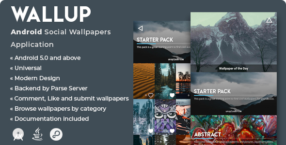 WallUp | Android Social Wallpapers Application