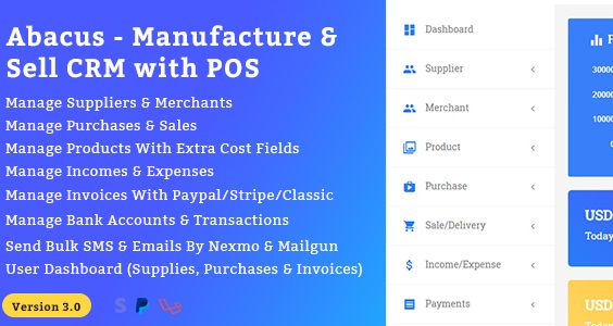 Abacus - Manufacture & Sale CRM with POS