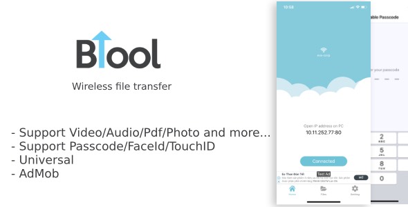 BTool Pro - Wireless file transfer