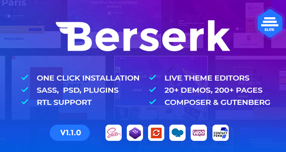 Berserk - The Most Creative Multipurpose WordPress theme