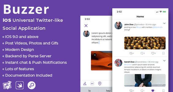 Buzzer | iOS Twitter-like Social Application