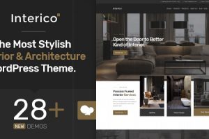 Interico - Stylish Interior Design & Architecture WordPress Theme