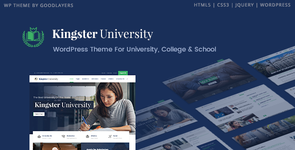 Kingster - Education WordPress Theme For University, College and School