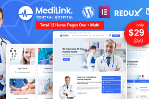 Medilink - Health & Medical WordPress Theme