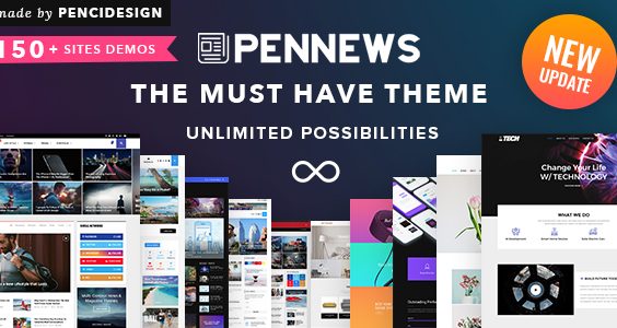 PenNews - News/ Magazine/ Business/ Portfolio/Reviews Landing AMP WordPress Theme