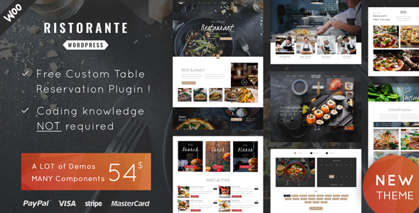 Ristorante - Restaurant WordPress Theme