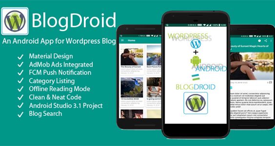 BlogDroid - Premium Wordpress Blog App with Push