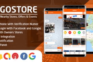 GoStore - Nearby Stores, Offers & Events With Admin Panel