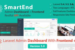 SmartEnd CMS - Laravel Admin Dashboard with Frontend and Restful API