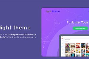Light – Theme for Stackposts and GramEasy