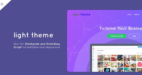 Light – Theme for Stackposts and GramEasy