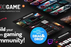 GoodGame - Twitch Integrated WordPress Gaming News Magazine