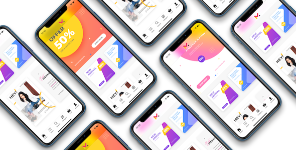 Ionic 4 WooCommerce marketplace mobile app - Dokan Multivendor