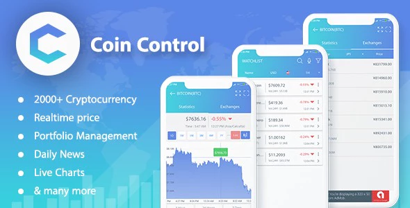 Coin Control - Cryptocurrency Full Android Mobile App