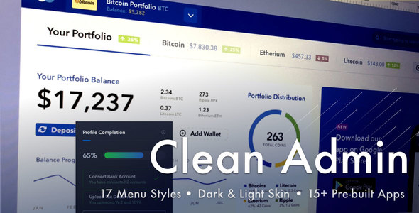 Light Admin - Clean Bootstrap 4 Dashboard HTML Template with Crypto