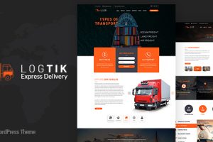 Logtik | Logistics WordPress Theme