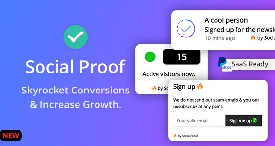 Social Proof - Skyrocket Conversions & Growth ( SaaS Platform )