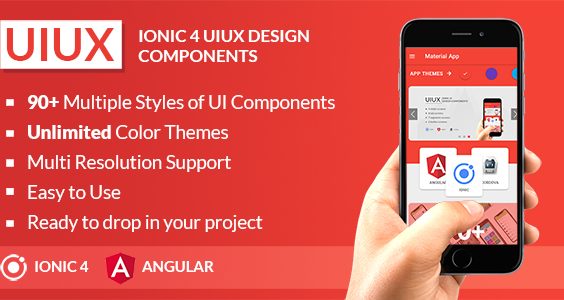 UIUX - IONIC 4 UI Design Components | Multipurpose Starter App