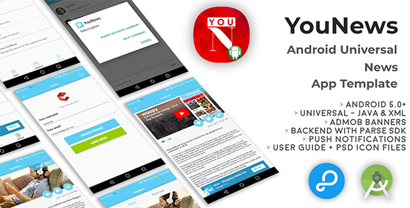 YouNews | Android Universal News App Template