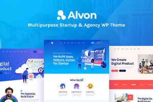 Alvon - Multipurpose Startup & Agency WordPress Theme