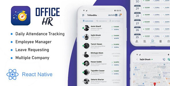 Office HR - Attendance, Employee Tracking , Leaves & Notice  Board: Smart Business Tracker