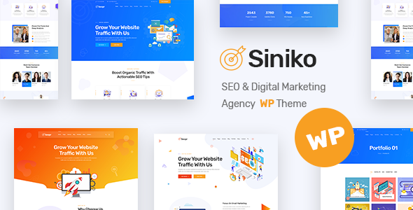Siniko - Marketing Agency WordPress Theme