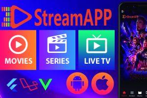 StreamApp - Streaming Movies, TV Series and Live TV - Flutter Full App with Admin Panel