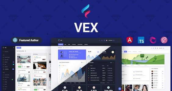 Vex - Angular 8+ Material Design Admin Template