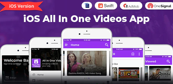 iOS All In One Videos App