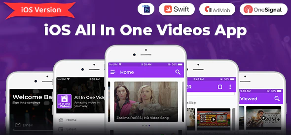 iOS All In One Videos App