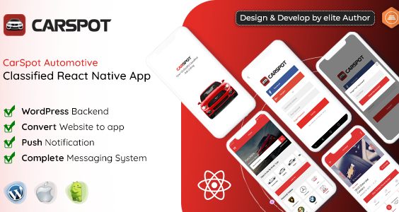 CarSpot – Dealership Classified React Native App