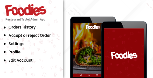 Foodies - Android Native Order Taking  Restaurant App