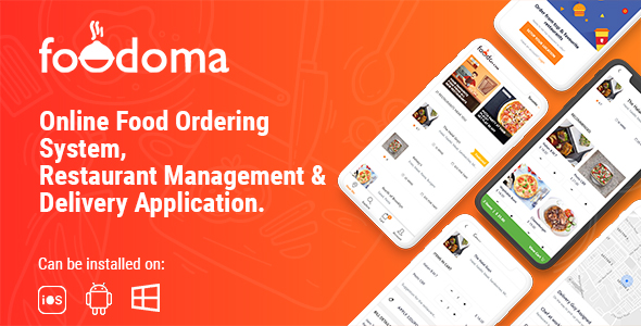 Foodoma - Multi-restaurant Food Ordering, Restaurant Management and Delivery Application