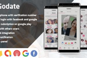 Godate - Dating App With Admin Panel
