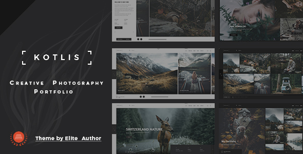Kotlis -  Photography Portfolio WordPress Theme