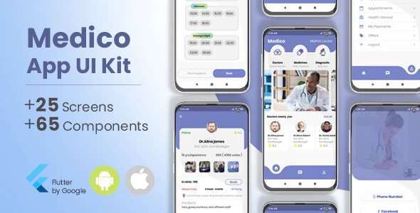 Medico Flutter App UI Kit