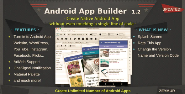 Android App Builder WebView