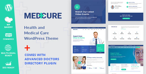 Medcure - Health and Medical Care WordPress Theme