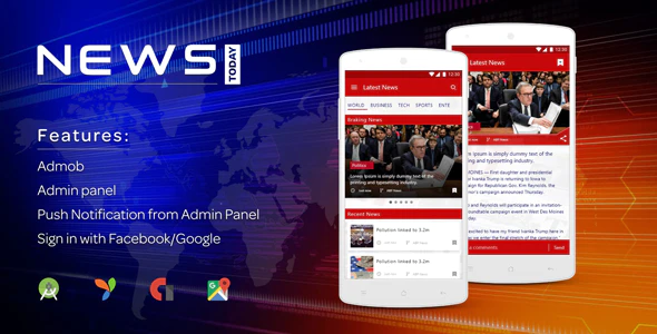 Newstoday - A news android app