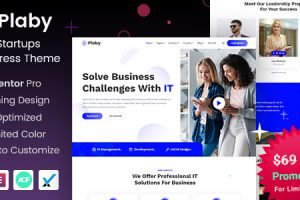 Plaby - IT Startup WordPress Theme