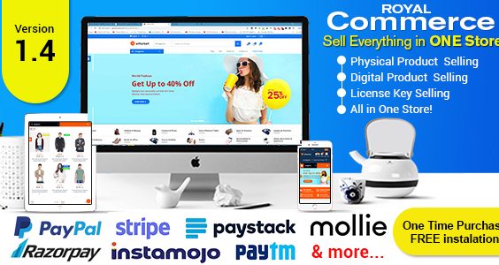 RoyalCommerce - Laravel Ecommerce System with Physical and Digital Product Selling