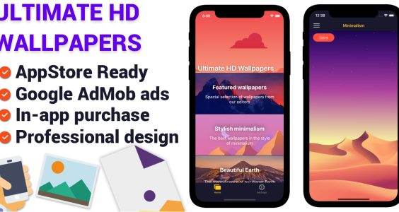 Ultimate HD Wallpapers iOS App