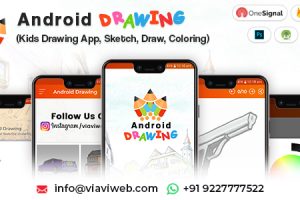 Android Drawing App (Kids Drawing App, Sketch, Draw, Coloring)
