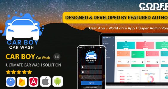 CarBoy - On Demand Car Wash Service Booking App